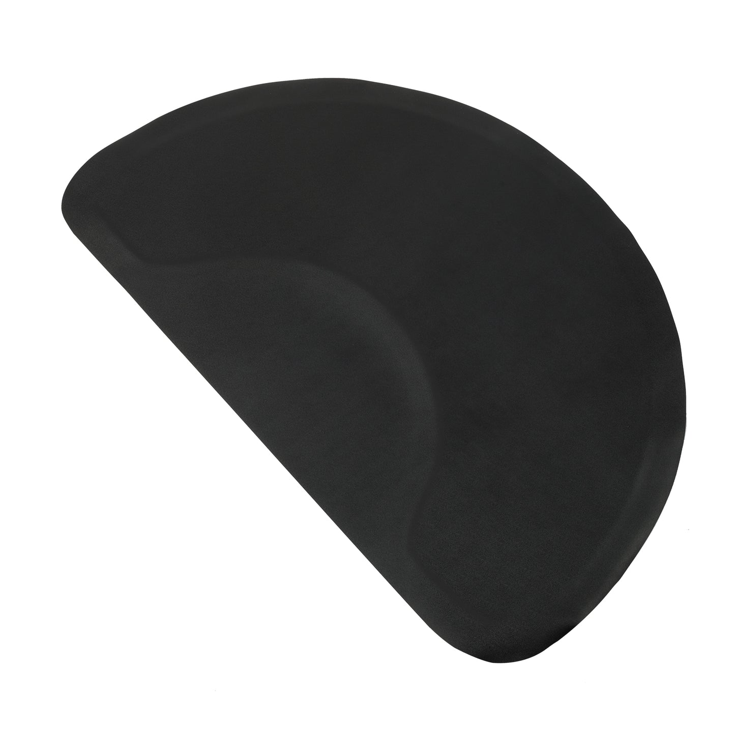 Health & Beauty 3′x 4.5′x 1/2" Beauty Salon Semicircle Anti-fatigue Salon Mat (Round Outside And Round Inside) Black
