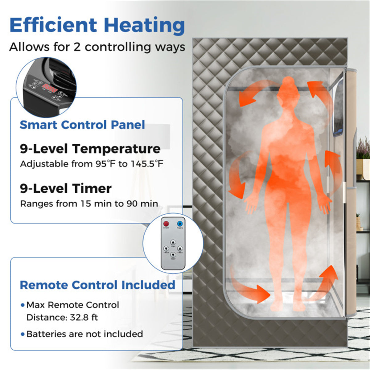 Health & Beauty Portable sauna tent room