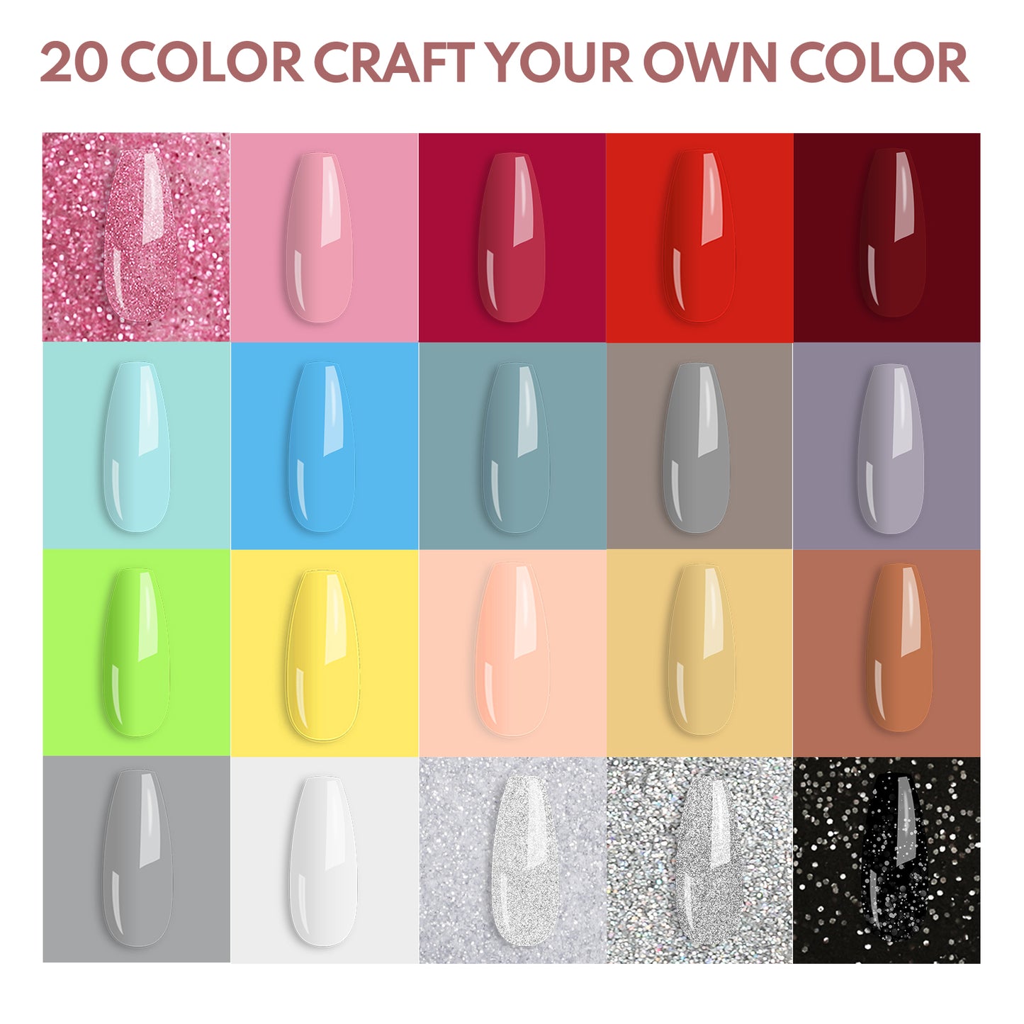 Health & Beauty Acrylic Nail Kit Dip Powder Nail Kit Starter with Drill and UV Light, 20 Colors Fast Dry Powder Nail Dipping kit, with Base & Top Coat Activator Dip Nail Kit for French Nail Art Manicure DIY