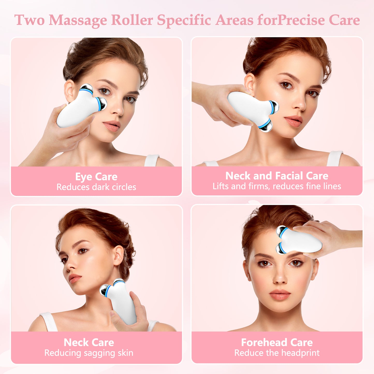 Health & Beauty Anti Aging and Wrinkles Microcurrent Facial Device, Boost Skin Care Products Absorption - White