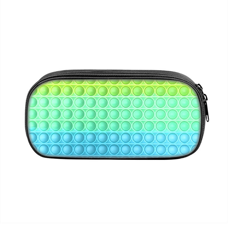 Anti-rat pioneer printing pencil bag pop fidget children's primary and secondary school students stationery bag stationery box
