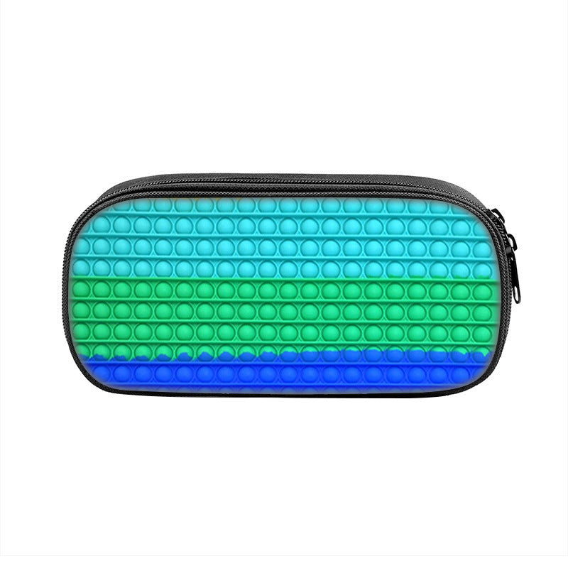 Anti-rat pioneer printing pencil bag pop fidget children's primary and secondary school students stationery bag stationery box