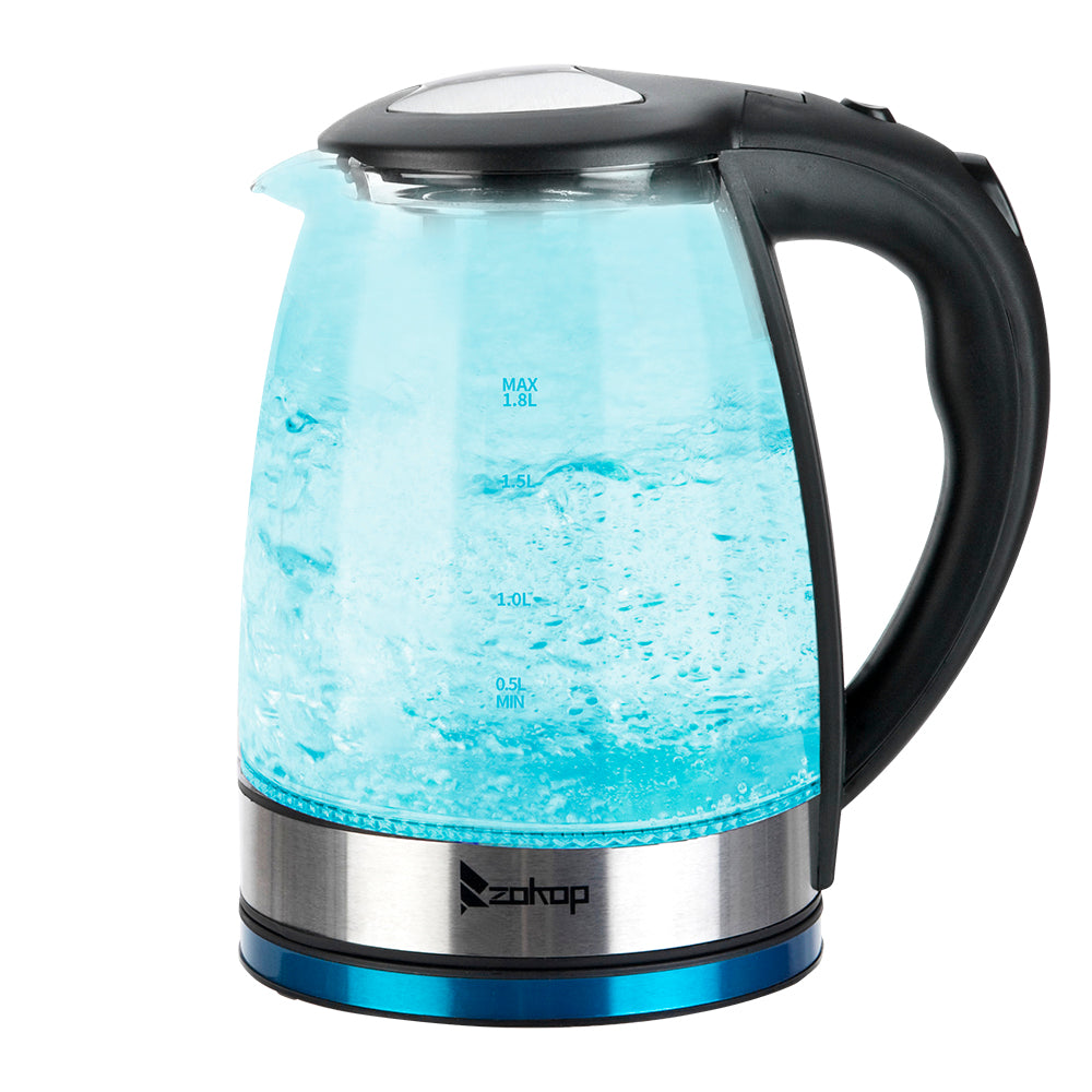 Kitchen Appliances HD-1861-A 110V 1200W 1.8L Electric Glass Kettle US Plug