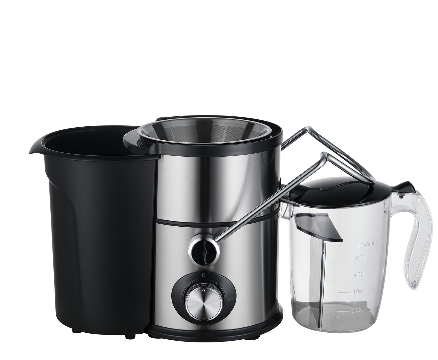 Kitchen Appliances 1100W Home Use Multi-function Electric Juicer with 3" Feed Chute for Whole Fruits and Veg, Centrifugal Juicer with 50 oz. Juice Jug,BPA-Free, Easy to Clean