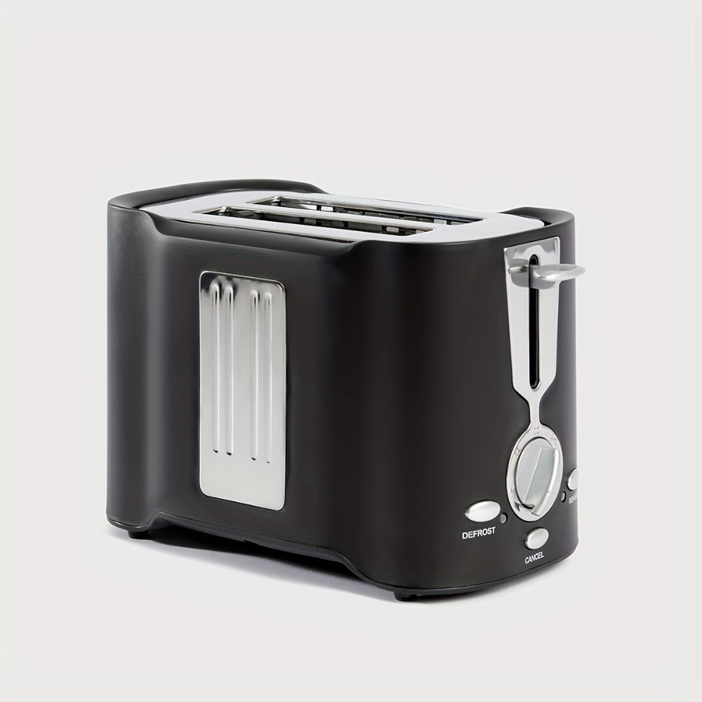 Kitchen Appliances 2 Slice Toaster, Quick & Even Results Every Time, Wide Slots Fit Any Size Bread Drop-Down Crumb Tray for Easy Clean Up, Stainless Steel