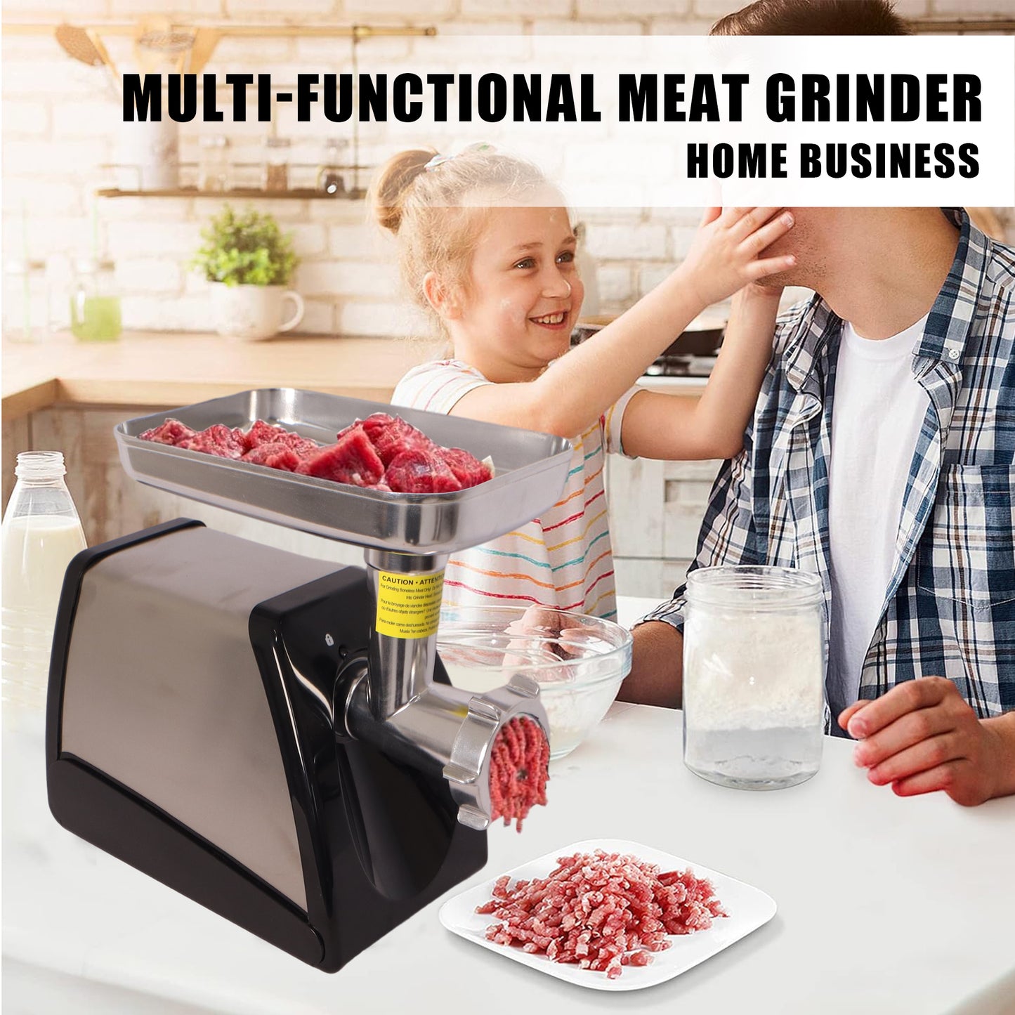 Kitchen Appliances Meat Grinder & Sausage Stuffer, 570 Watt,Stainless Steel