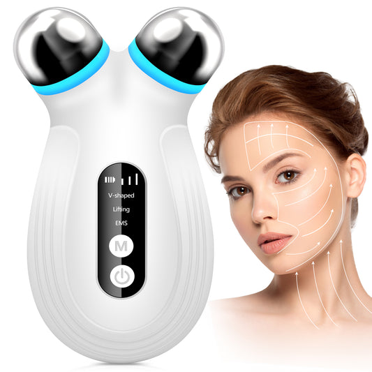 Health & Beauty Anti Aging and Wrinkles Microcurrent Facial Device, Boost Skin Care Products Absorption - White